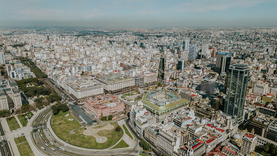 Aerial view of Buenos Aires