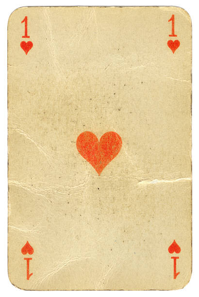 istock Old ace of hearts 179214343