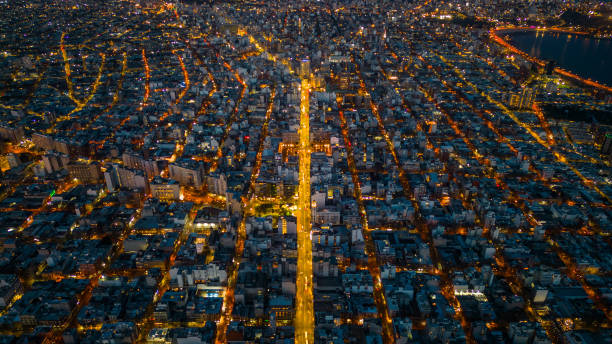 istock Electric light in the city landscape 1792147901