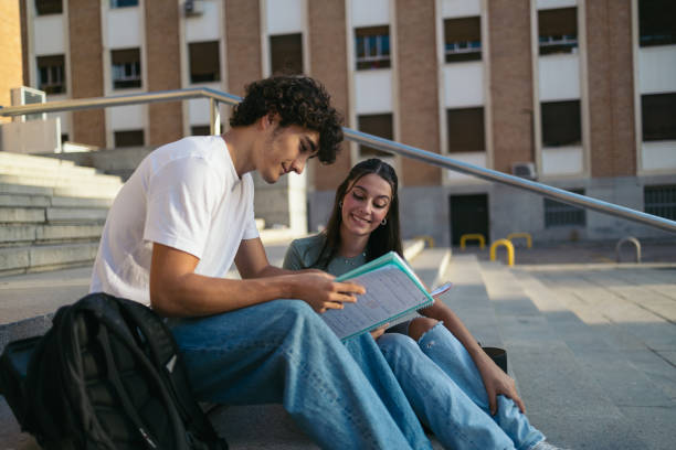 istock Young and happy college students with casual clothes. 1792151112