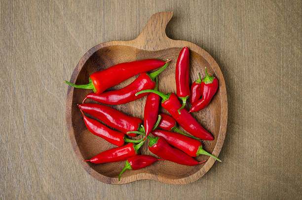 istock wooden bowl with red chili peppers (and space for text) 179215427