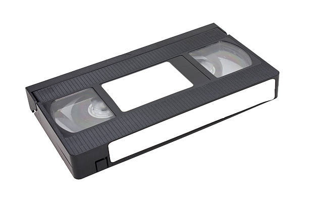 vídeo isolado no fundo branco. - video cassette tape imagens e fotografias de stock