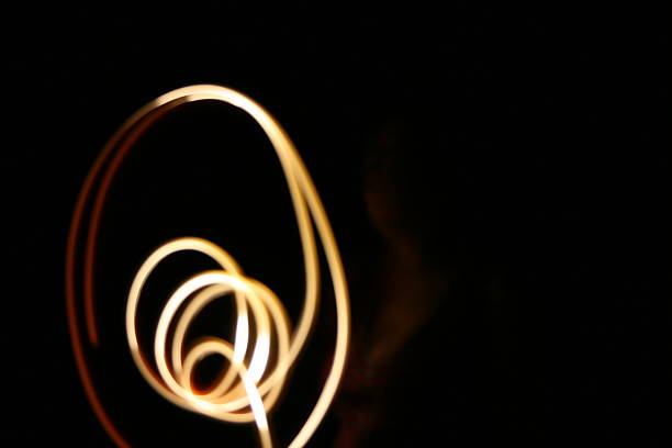 lightpainting - lichtspur ストックフォトと画像