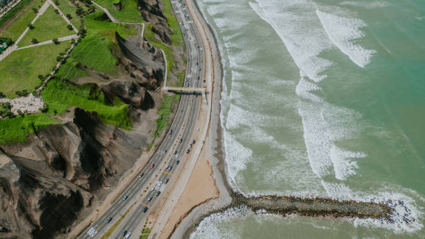istock Lima city, Peru  - road and green park 1792157878