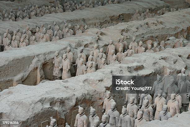Foto de Os Guerreiros De Terra Cota De Qinshihuang e mais fotos de stock de Cerâmica de Terracota - Cerâmica de Terracota, China, Cultura Chinesa