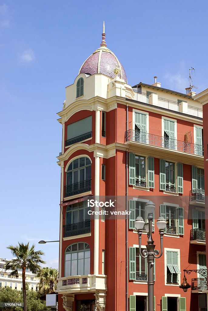 Arquitetura lugar Massena em Nice - Foto de stock de Característica arquitetônica royalty-free