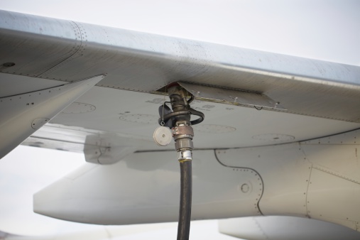 Refueling the aircraft - selective focus