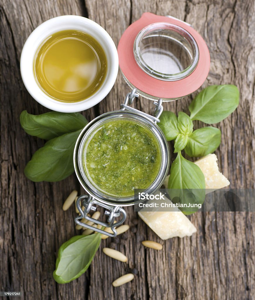 pesto frescos - Royalty-free Azeite Foto de stock