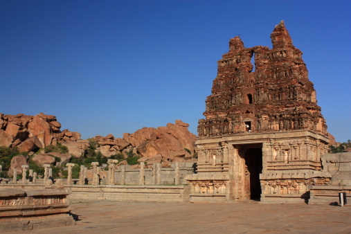 Vittala (Vitthala) Temple in Hampi, Karnataka state, India.