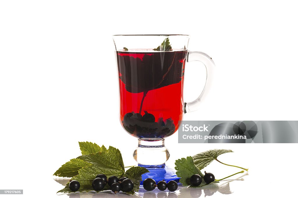 Tè con Ribes nero - Foto stock royalty-free di Bianco