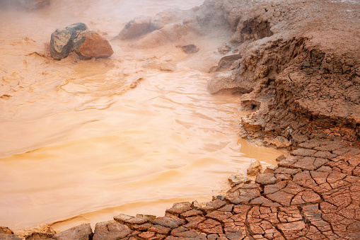 Beautiful landscape from Yellowstone Park in Wyoming.