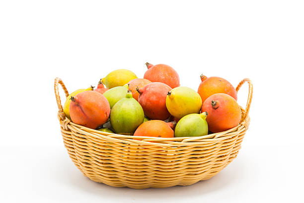 istock Raw betel nut in the basket on white background 179219134
