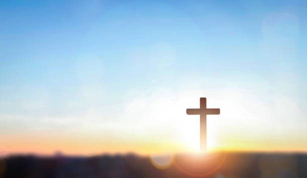 istock hristian cross on hill outdoors at sunrise 1792196849