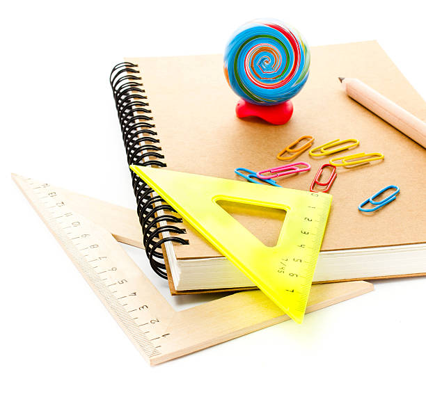 istock Back to school supplies with notebook and pencils. 179219845