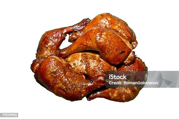 Foto de As Coxas De Frango Defumado e mais fotos de stock de Almoço - Almoço, Carne, Churrasco