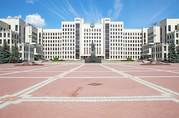istock Parliament building in Minsk. Belarus 179220099
