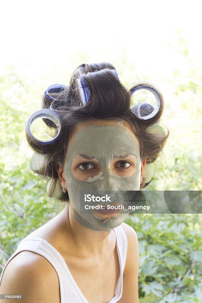 Máscara facial - Foto de stock de Mulheres royalty-free