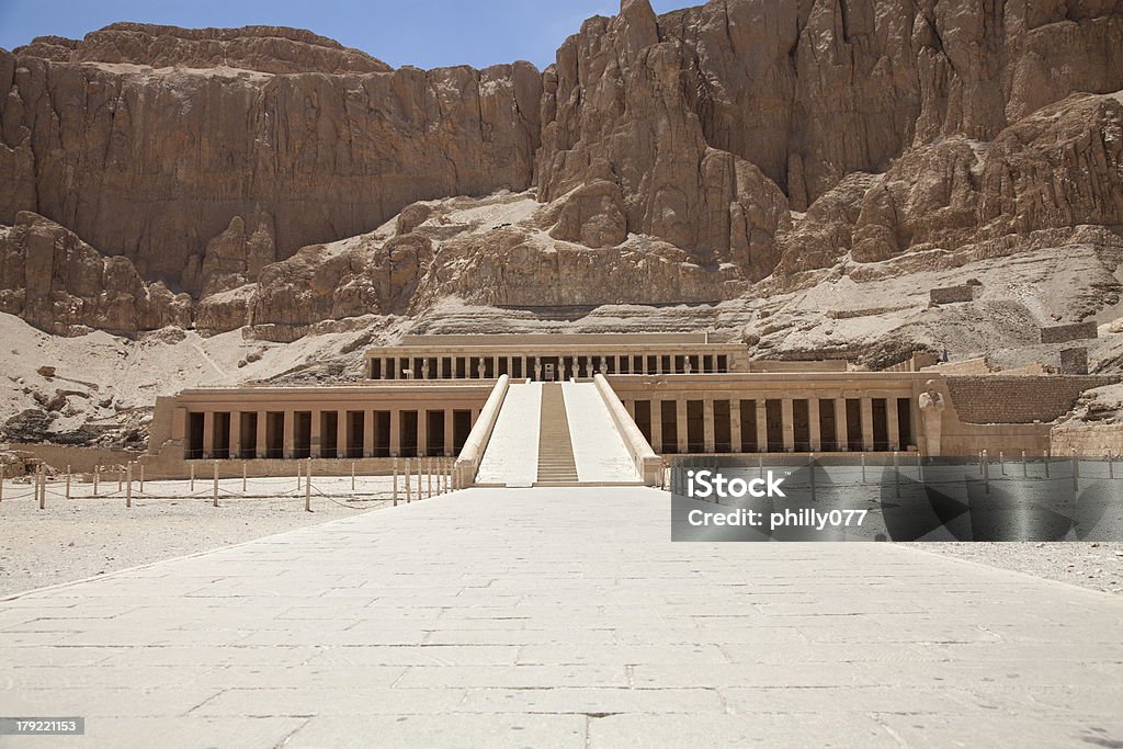 Hatchepsut 寺院、ルクソール（エジプト） - アレゴリーのロイヤリティフリーストックフォト