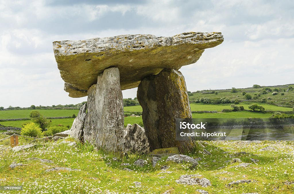 Poulnabrone-Dolmen, Republik Irland - Lizenzfrei Alt Stock-Foto