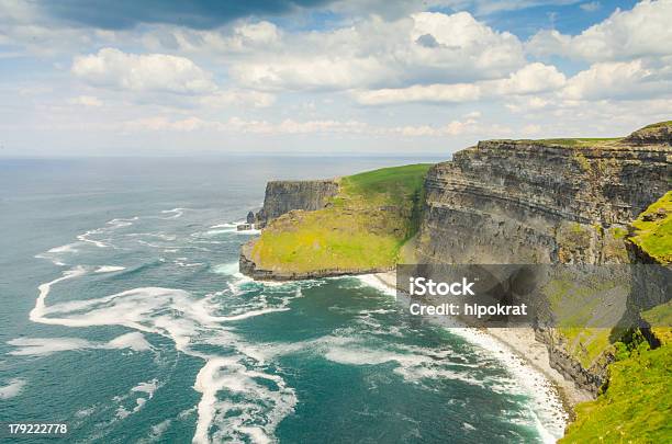 Cliffs Of Moher Stock Photo - Download Image Now - Beauty In Nature, Cliff, Cliffs of Moher