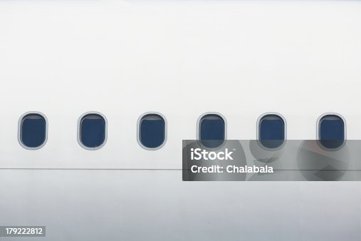 istock Windows of the airplane in white 179222812