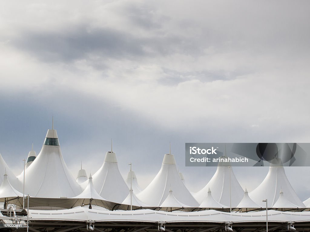 Denver International Airport - Lizenzfrei Blau Stock-Foto