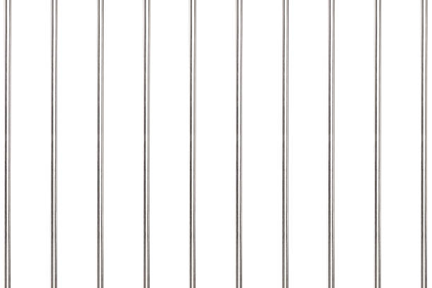 Metal bars in prison