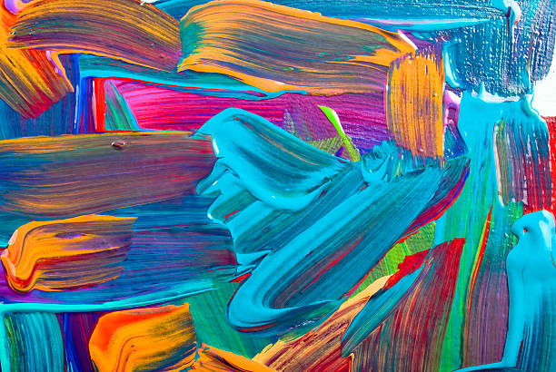 istock Abstract art backgrounds. Hand-painted background. SELF MADE. 179223215