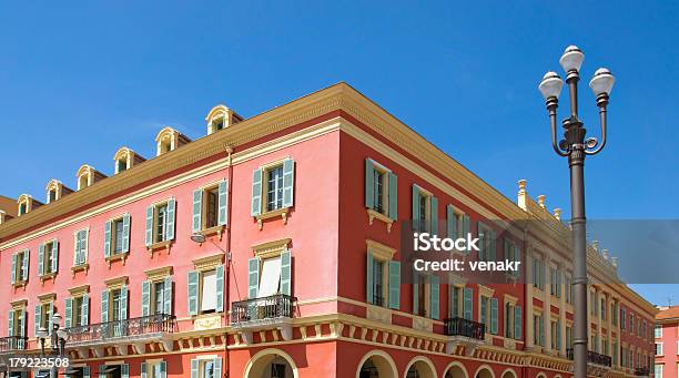 Nizzaarchitektur Place Massena Stockfoto und mehr Bilder von Massena-Platz - Massena-Platz, Nizza, Altstadt