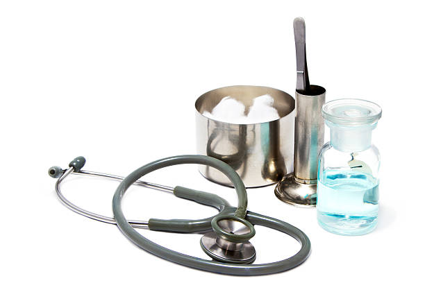istock medical equipment, stethoscope and  dressing set 179223845