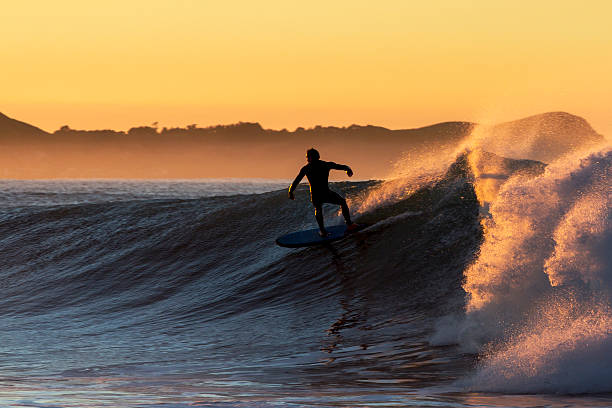 surf dawny - marlborough region stock-fotos und bilder