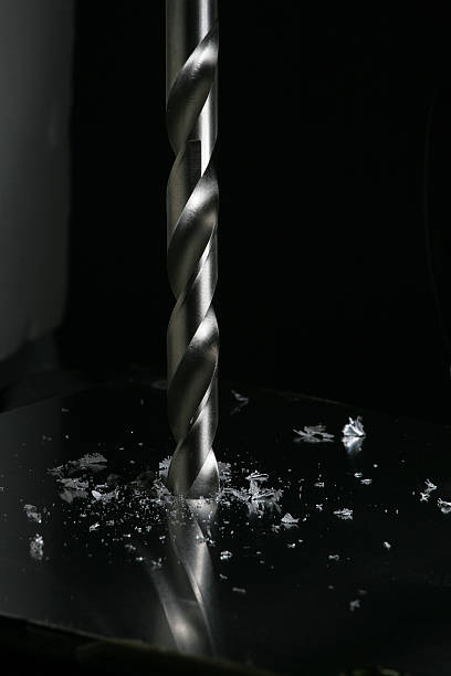 istock Close up of a drill bit in action 179225592