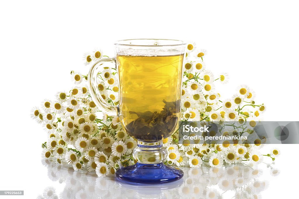 Chá de camomila - Foto de stock de Amarelo royalty-free