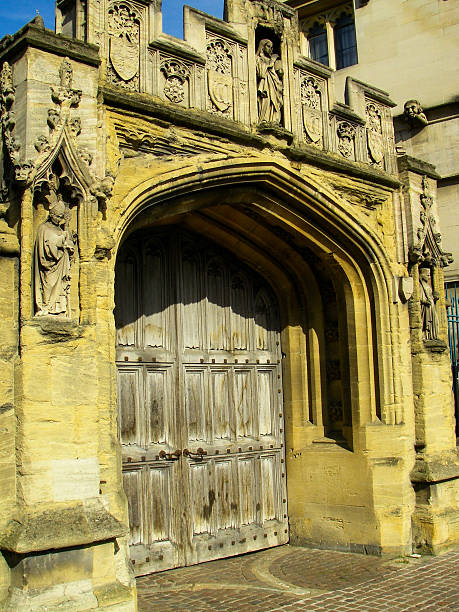 Ornate Church Entryway Oxford England