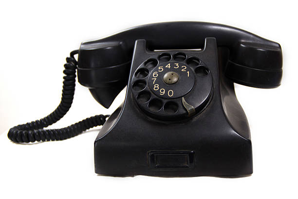 istock Black Vintage Phone 179226295