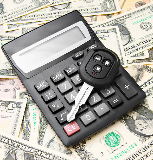 istock Keys from the car  on money. 179226377