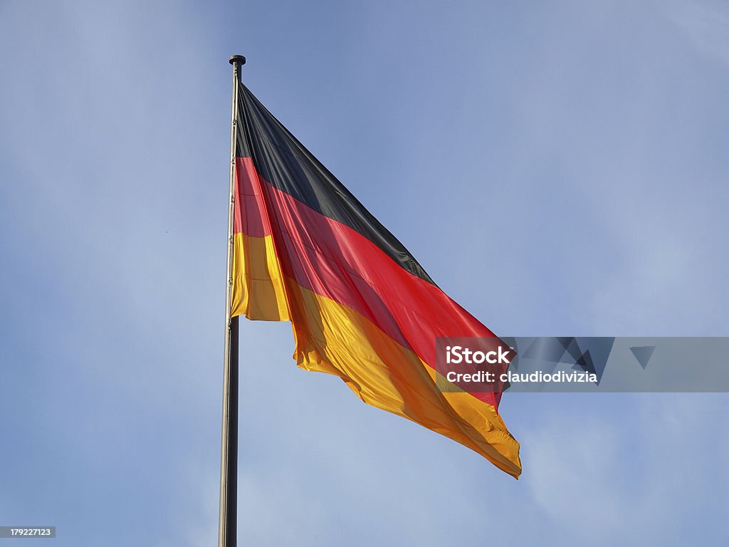 독일형 플래깅 - 로열티 프리 0명 스톡 사진