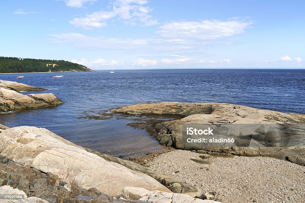 Perto da costa, Canadá TadoussacCity in Quebec Canada - Royalty-free América do Norte Foto de stock