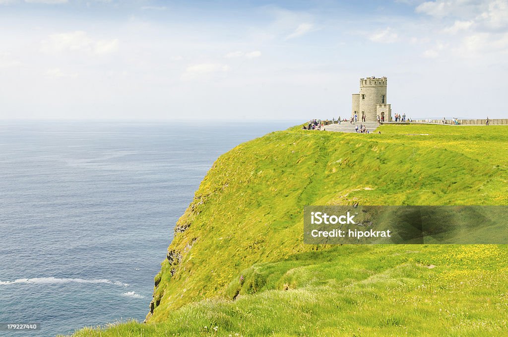 Cliffs of Moher bei O'Brien's Tower - Lizenzfrei Bauwerk Stock-Foto