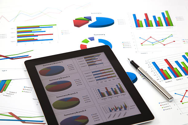 istock business workplace with stock market data 179227552