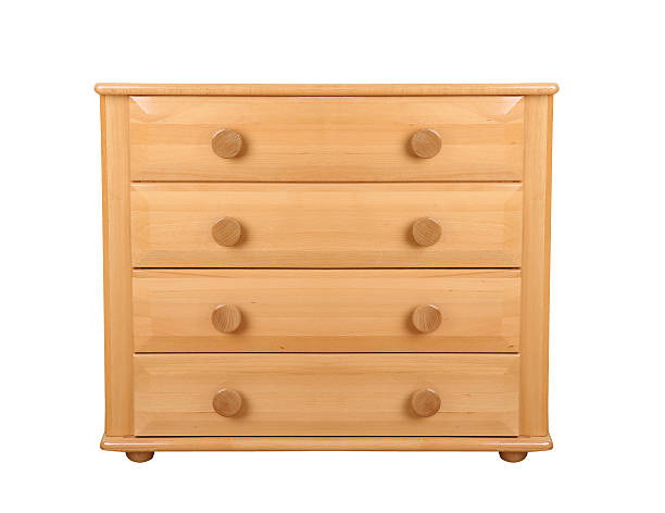 istock Wooden dresser isolated on white 179227730