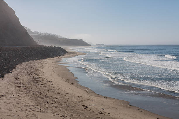 istock Morning fog on Highway One 179227798