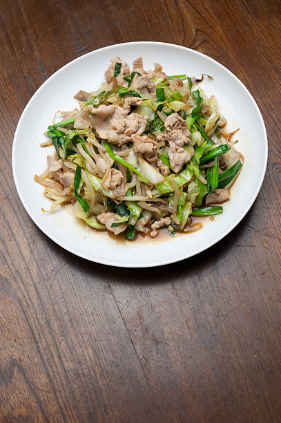 Japanese Cuisine Stir fried vegetables (yasai itame)