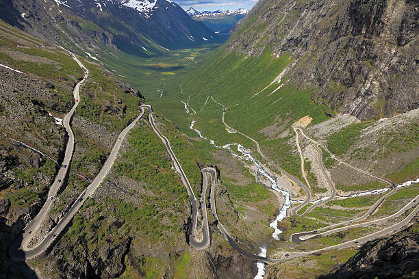 istock Trollstigen - Trolls Ladder mountain road, Norway 179228008