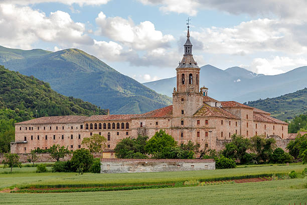 Monastery of Yuso, San Millan de la Cogolla Monastery of Yuso, San Millan de la Cogolla, La Rioja, Spain, UNESCO World Heritage Site monastery stock pictures, royalty-free photos & images