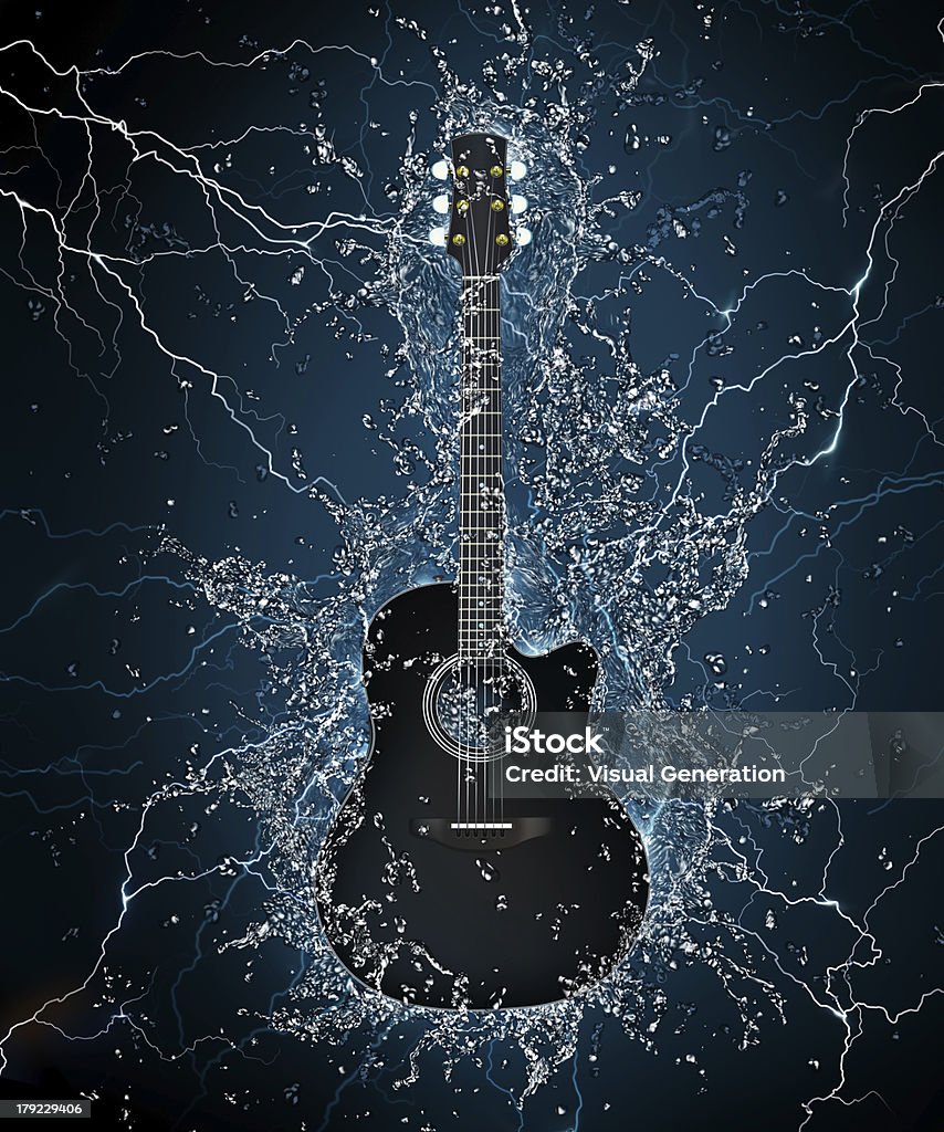 Gitara elektryczna - Zbiór zdjęć royalty-free (Burza)