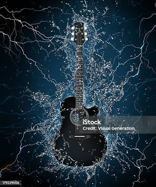 Gitara Elektryczna - zdjęcia stockowe i więcej obrazów Burza - Burza, Burza z piorunami, Gitara