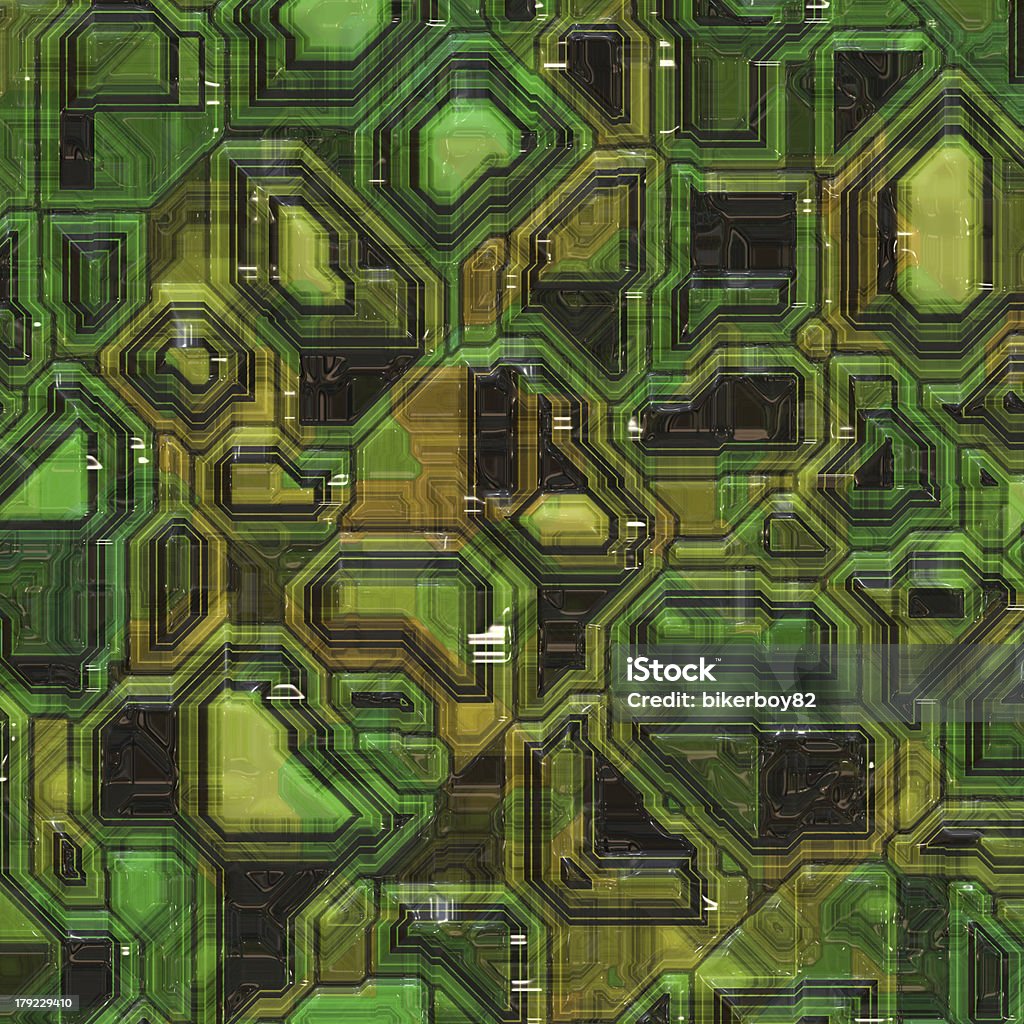 Verde chip de ordenador - Ilustración de stock de Abstracto libre de derechos