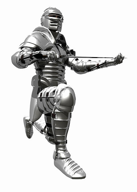 istock Knight in Medieval Armour, Kneeling 179230162