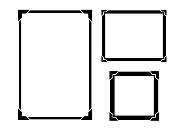 사진 코너 벡터 벡터 아트 일러스트